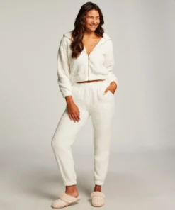 Fleece Jacket - White -Deals Bare Bralettes Store 204230 3 scaled