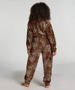 Flannel Fleece Onesie - Beige -Deals Bare Bralettes Store 204241 4 scaled