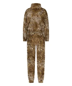 Flannel Fleece Onesie - Beige -Deals Bare Bralettes Store 204241 6 scaled