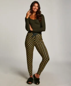 Long-Sleeved Pyjama Top - Green -Deals Bare Bralettes Store 204242 3