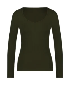 Long-Sleeved Pyjama Top - Green -Deals Bare Bralettes Store 204242 5 scaled
