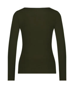 Long-Sleeved Pyjama Top - Green -Deals Bare Bralettes Store 204242 6