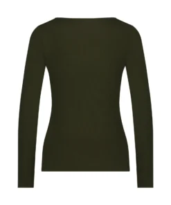 Long-Sleeved Pyjama Top - Green -Deals Bare Bralettes Store 204242 6 scaled