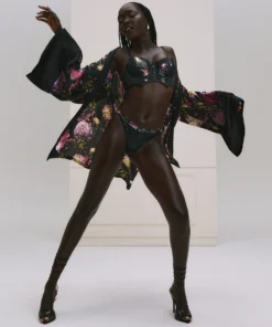 Satin Kimono - Black -Deals Bare Bralettes Store 204253 17 scaled