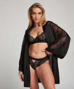 Donna Satin Kimono - Black 9 Donna Satin Kimono - Black -Deals Bare Bralettes Store 204254 3 scaled