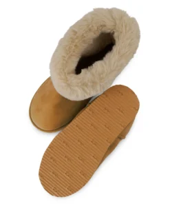 Faux Suede Slippers - Beige -Deals Bare Bralettes Store 204281 6 scaled