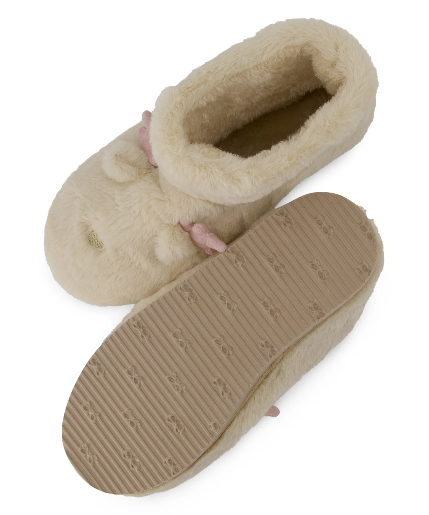 Reindeer Slippers - Beige 3 Reindeer Slippers - Beige - Image 3