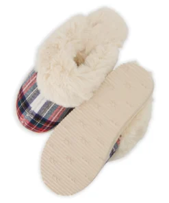 Teddy Mule Slipper - White -Deals Bare Bralettes Store 204301 6 scaled