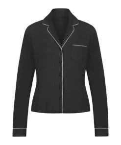 Essential Jersey Long-Sleeved Jacket - Black -Deals Bare Bralettes Store 204394 5