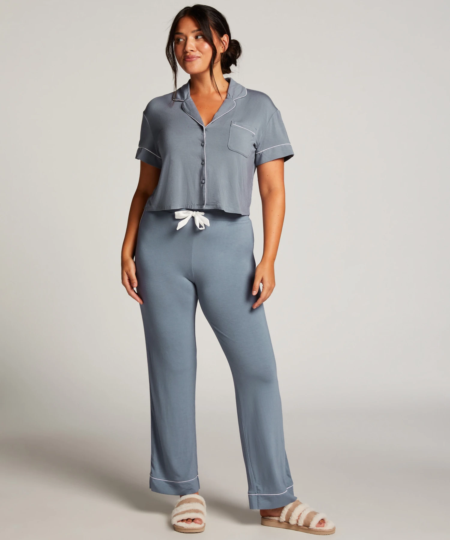 Essential Jersey Pants - Blue 2 Essential Jersey Pants - Blue - Image 2