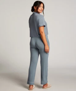 Essential Jersey Pants - Blue 11 Essential Jersey Pants - Blue -Deals Bare Bralettes Store 204396 4