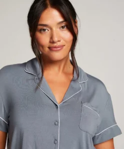 Essential Jersey Short-Sleeved Jacket - Blue -Deals Bare Bralettes Store 204398 2 scaled