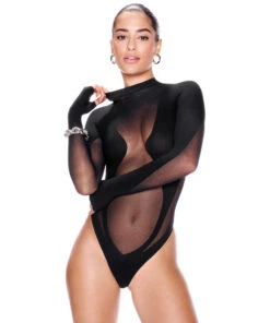 Bodysuit - Black 9 Bodysuit - Black -Deals Bare Bralettes Store 204448 17