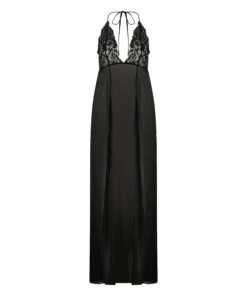 Lily Satin Chiffon Dress - Black 12 Lily Satin Chiffon Dress - Black -Deals Bare Bralettes Store 204452 5