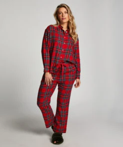 Tall Flannel Pyjama Pants - Red -Deals Bare Bralettes Store 204467 3