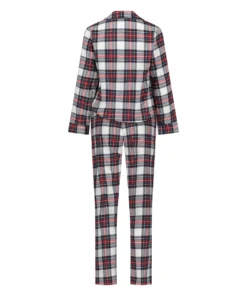 Twill Pyjama Set - White -Deals Bare Bralettes Store 204471 6 scaled