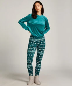 Legging Velours - Blue