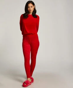 Legging Velours - Red