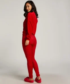 Legging Velours - Red -Deals Bare Bralettes Store 204590 4 scaled