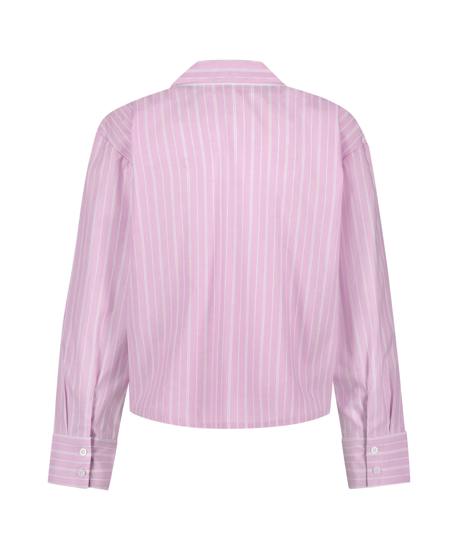 Long Sleeve Cotton Jacket - Pink 6 Long Sleeve Cotton Jacket - Pink - Image 6