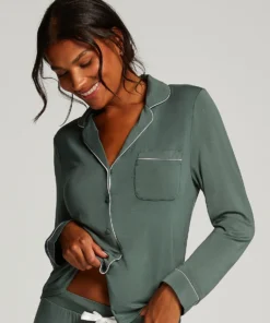 Essential Jersey Long-Sleeved Jacket - Green