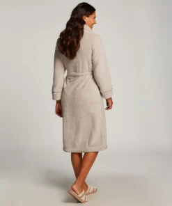 Fleece Bathrobe - Brown -Deals Bare Bralettes Store 204831 4 scaled