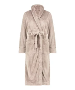 Fleece Bathrobe - Brown -Deals Bare Bralettes Store 204831 5 scaled